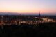 Captivating view of Turin's skyline at twilight featuring the iconic Mole Antonelliana.